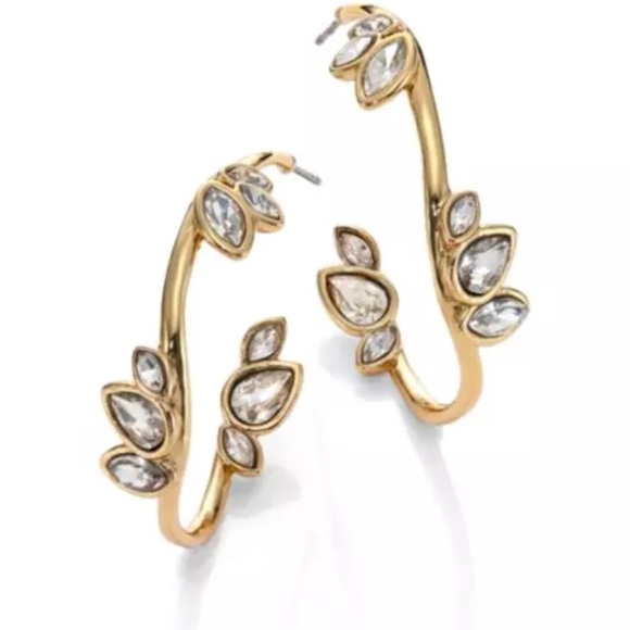 🔴SOLD🔴 Alexis Bittar Starlight Clustered Hoop Earrings - Picture 1 of 8